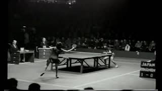 1957 World Championships Angelica Rozeanu v Fujie Eguchi