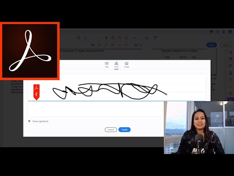 Easily add a digital signature in Adobe Acrobat PRO DC // Sign a PDF document on PC