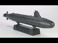 mini warship model series 4 virginia class submarine