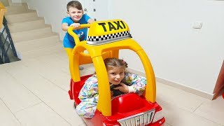 My HOUSE TAXI 🚕 Toy Car for kids, funny videos