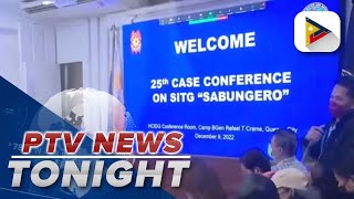 Families of missing cockfighting aficionados went to PNP-CIDG office for case conference of SITG