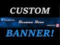 How To Make A YouTube Banner Without Photoshop! (Pixlr Tutorial) Youtube Banner For Free