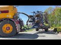 koeckerling mulchsaatgrubber vector 800 mit gülleaufbau und vredo zugfahrzeug