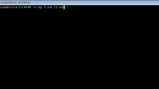 Linux - cmp Command - w3resource