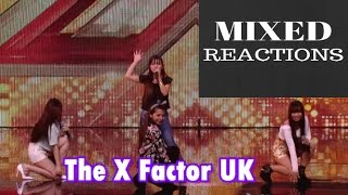 MIXED REACTIONS: 4th Power BangBang 1st Week Audition X Factor UK - Mixed Reactions