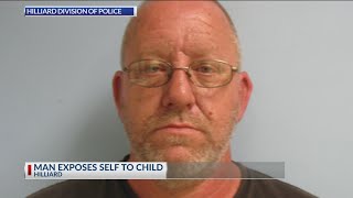 Man arrested after exposing himself to child in Hilliard