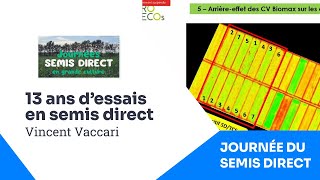 SEMIS DIRECT : 10 ans d'essais ! Vincent Vaccari