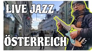 Jazz Nano Street Edition: Januay Wednesday Afternoon Busking in Vienna: Austria Tour 2025