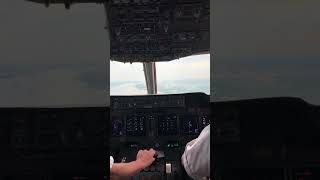 UPS MD-11 cockpit view landing in PHL