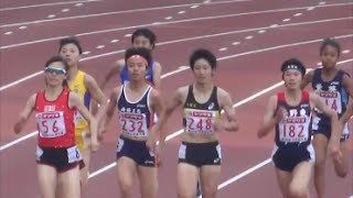 日本陸上競技選手権2017 女子1500m予選1組