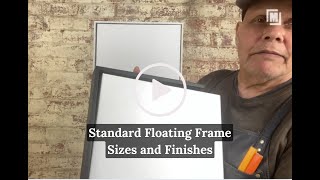 Floating Frames for Canvas: Sustainable Picture Frame for Your Artwork