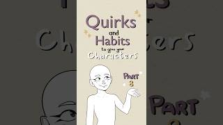 quirks to give your characters part 8✨#writing #writingtips #writingideas  #originalcharacter