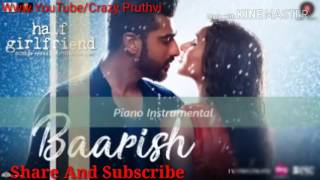 Baarish Instrumental-Karaoke (Best Version) _ Half Girlfriend _ Arjun & Shraddha Kapoor 2017