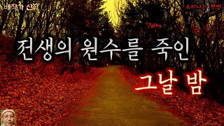 전생의 원수를 죽인 그날 밤 (오디오북|자막) Horror ホラー [공포 미스테리 극장] 소리나는 책방 창작 스토리