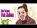 how to draw Post Malone step by step