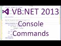 VB.NET 2013 - Console Commands