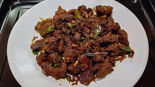 Beef Fry Kerala Style Malayalam Recipe/Beef dry fry recipe malayalam/Kerala Beef Fry/CoconutBeefFry