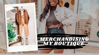 MERCHANDISING MY BOUTIQUE | Boutique Day In A Life