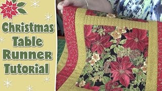 Christmas Table Runner - Quilting Tutorial