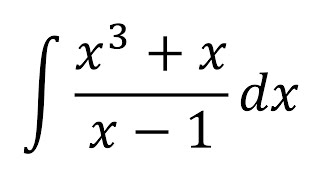 Long division for integrating rational functions