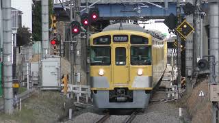 【界磁チョッパ制御】西武新宿線2000系2067F各駅停車西武新宿行き @本川越〜南大塚