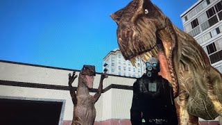 i was being hunted bye a t rex gmod