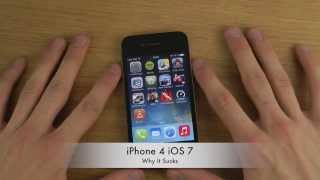 iPhone 4 iOS 7 - Why It Sucks