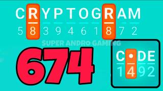 CRYPTOGRAM 674