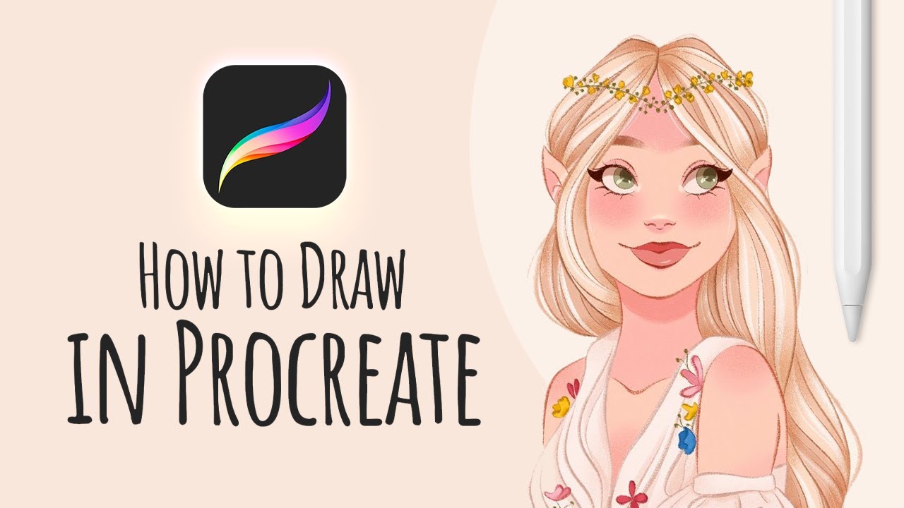 How To Draw In Procreate | Beginners Guide - YouTube