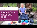 How to pack for an overnight hike (40 litre pack)