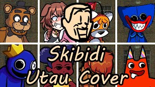 Skibidi but Every Turn a Different Character Sings (FNF Skibidi but Everyone sings) - [UTAU Cover]
