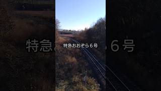 特急おおぞら６号清水カーブ #shorts #鉄道 #train #キハ261系#jr北海道 #十勝 #北海道 #十勝清水