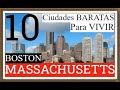 10 LUGARES BARATOS PARA VIVIR EN MASSACHUSETTS | CUÁL ES LA MEJOR CIUDAD PARA VIVIR EN MASSACHUSETTS