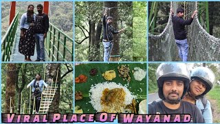 Wayanad Couple Trip-Day 2 | Instgram Viral Place Of Wayanad | 900 Kandi | Glass Bridge | Giant Swing