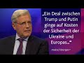 Norbert Röttgen und Ralf Stegner über die Sicherheitspolitik Deutschlands und Europas | maischberger