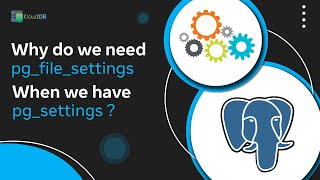 pg_file_settings overview - multiple conf files , syntax errors #postgresql #postgres
