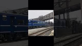 SL大樹＋ヨ8709＋14系 SL大樹5号 連結作業 東武鉄道