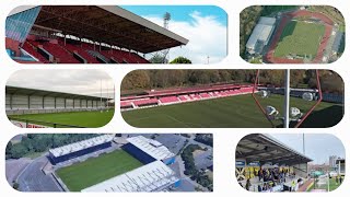 My least favourite  grounds in the top 6  leagues. Which are yours?