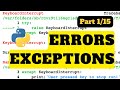 Syntax error and Exception | Python Tutorial