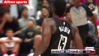 JAMES HARDEN Houston Rockets vs Toronto Raptors - Full Game Highlights|October 8, 2019 NBA Preseason