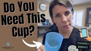 Cup to Help People with Trouble Swallowing