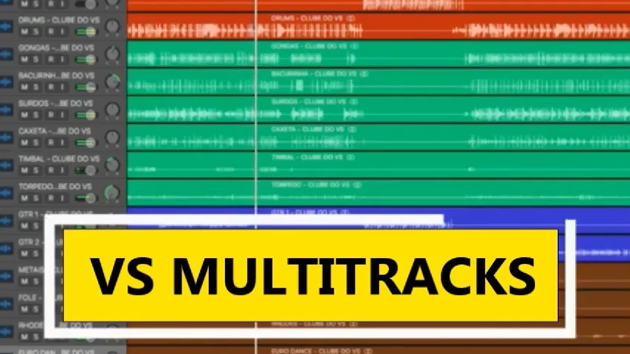 Vs Multipistas Multitracks Profissionais Abertas Youtube