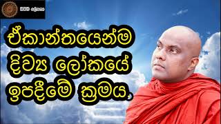 ඒකාන්තයෙන්ම  දිව්‍ය ලෝකයේ සුගතියේ ඉපදීමට කල යුතු දේ Ven Galagamuwe Gnanadeepa Thero