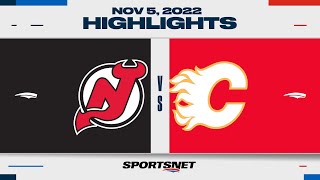 NHL Highlights | Devils vs. Flames - Nov. 5, 2022