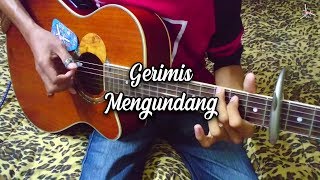 SLAM Gerimis Mengundang Fingerstyle cover with Lyric Standard chord Faiz Fezz