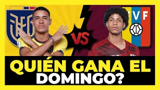 Análisis y Predicción Ecuador vs Venezuela | Fecha 5 Hexagonal Sudamericano Sub17 2023 🇪🇨🏆