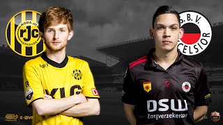 Tom Heijnen - Danny Hazebroek | Roda JC Kerkrade - SBV Excelsior | Speelronde 20 | E-Divisie
