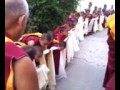 lama zopa rinpoche arrives at kopan monastery 2013