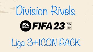 FIFA 23: Division Rivals Liga 3 + Rewards & Icon Pack / PS5 / LIVE