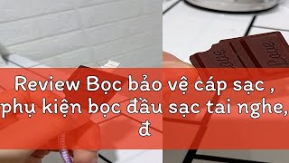 Review Bọc bảo vệ cáp sạc , phụ kiện bọc đầu sạc tai nghe, đầu kết nối iphone silicon hình thú chốn